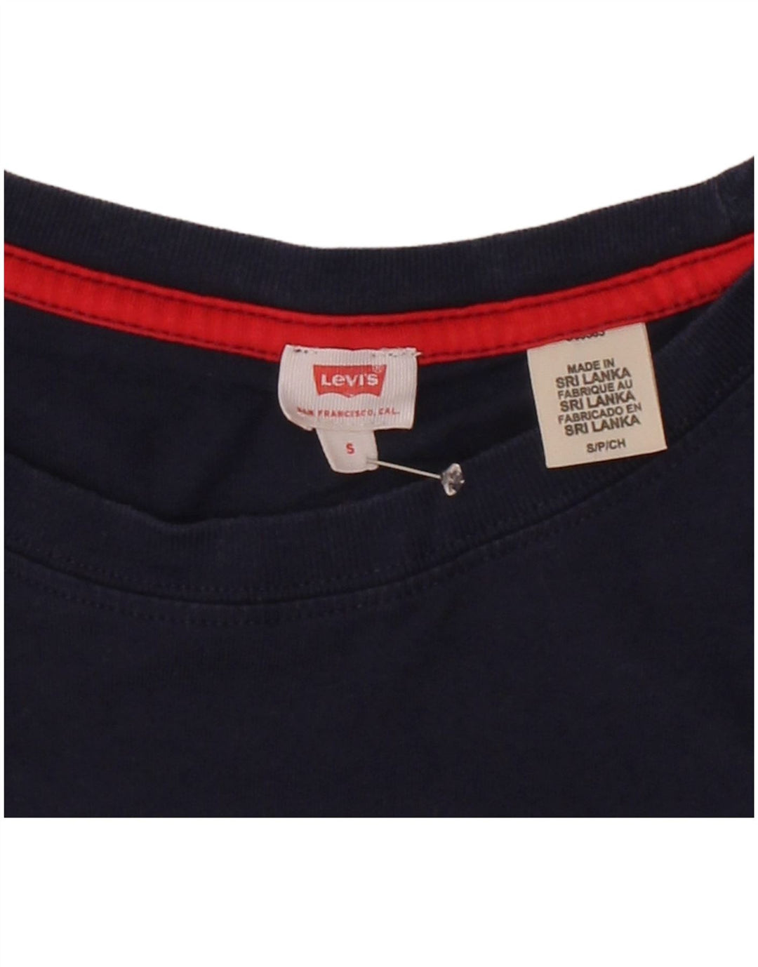LEVI'S Womens Crop Graphic T-Shirt Top UK 10 Small Multicoloured