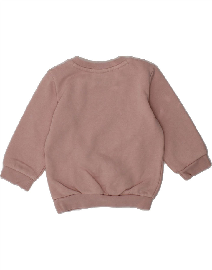 PUMA Baby Girls Graphic Sweatshirt Jumper 3-6 Months Pink Cotton Vintage Puma and Second-Hand Puma from Messina Hembry 