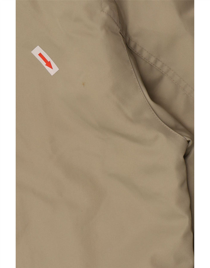 Dkny Veste coupe-vent à capuche pour femme UK 14 Medium Khaki Nylon