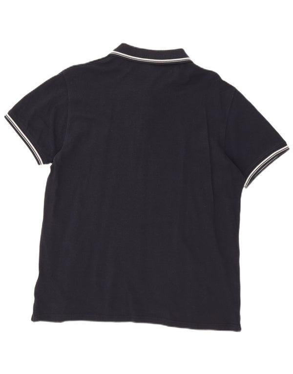 Sergio Tacchini Polo Homme Bleu Marine Moyen Coton