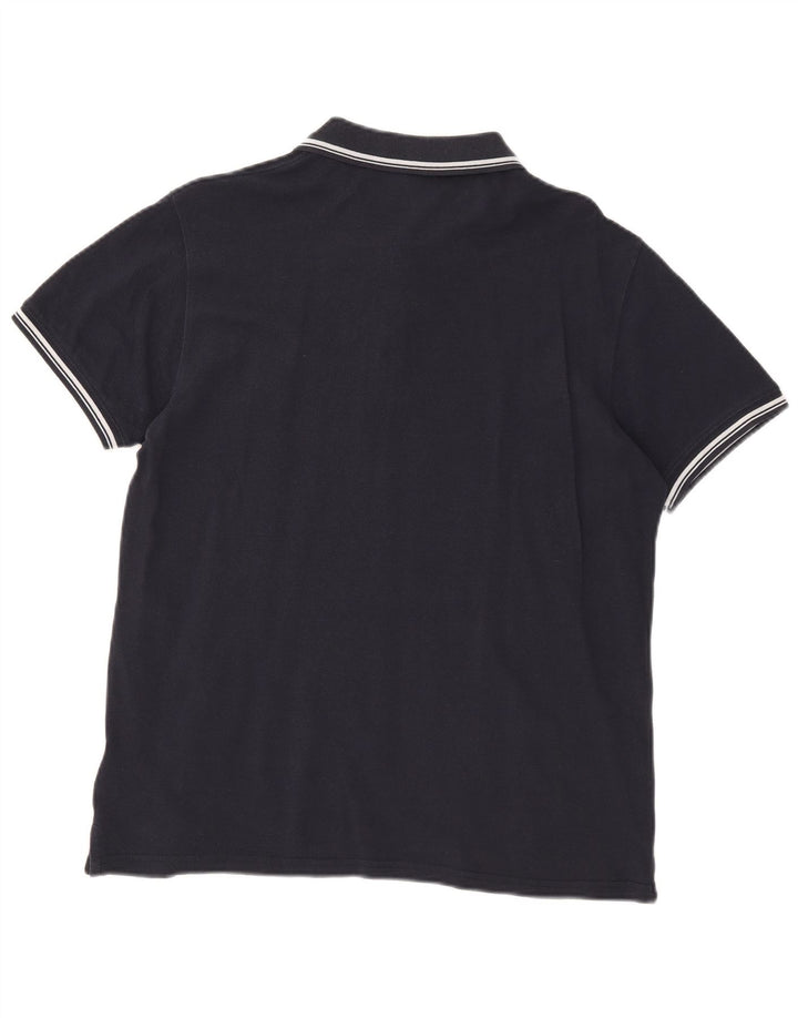 Sergio Tacchini Polo Homme Bleu Marine Moyen Coton
