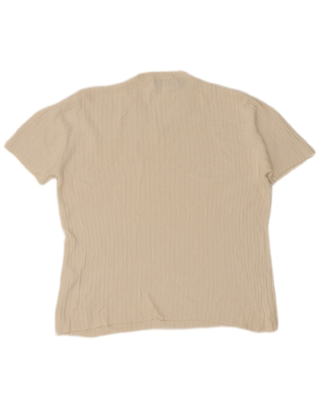 Zara Homme T-Shirt Top Large Beige Coton