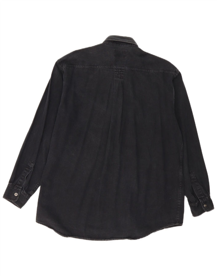 Lee Chemise en Jean Homme Large Noir Coton