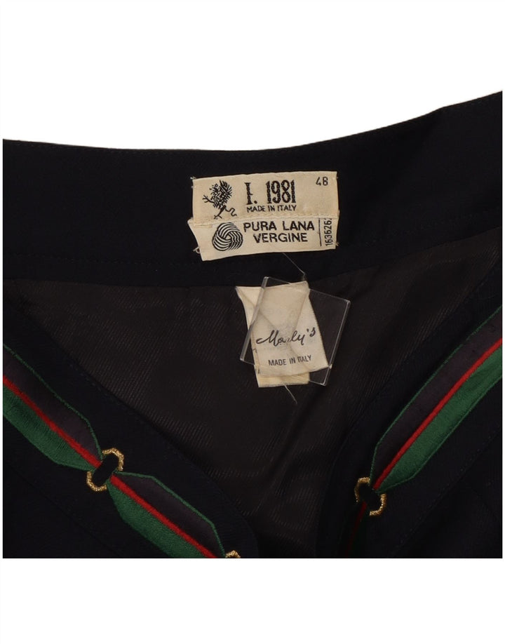Marly's Jupe Crayon Femme IT 48 XL W32 Bleu Marine