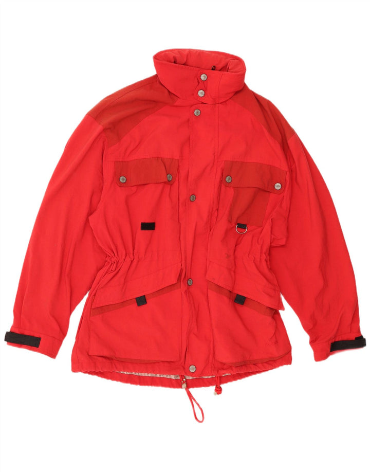Diadora Veste coupe-vent pour femme UK 16 Large Rouge Polyamide
