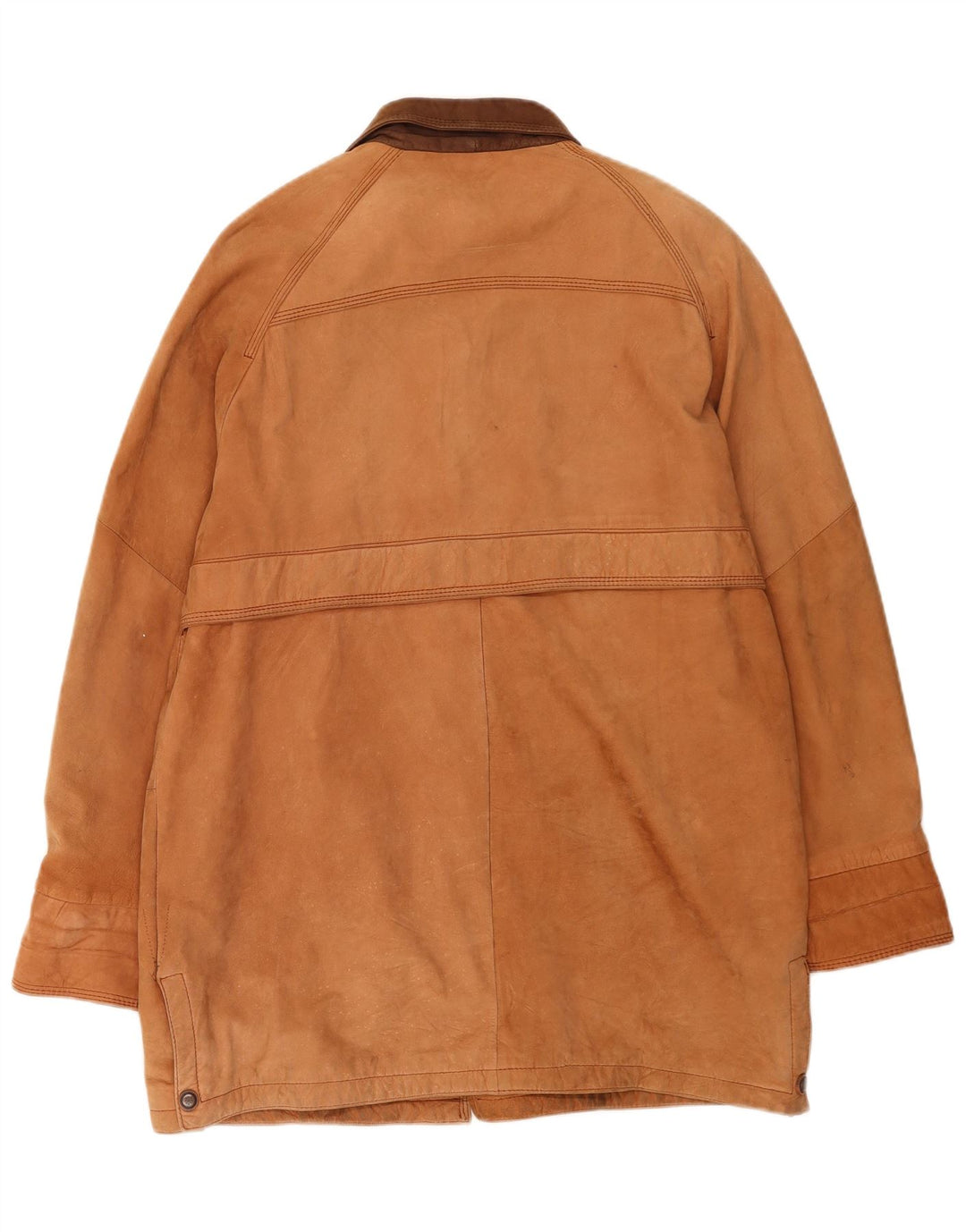 Cayenne Veste en cuir pour homme UK 40 Grand cuir marron