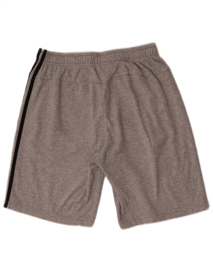 Adidas Short de Sport Homme Gris Moyen Coton