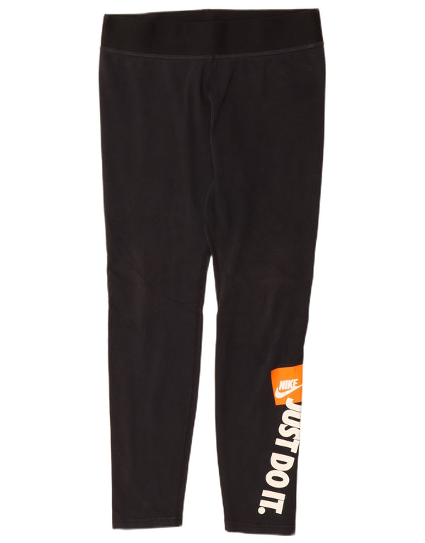 Nike Legging graphique pour femme UK 16 Large Noir