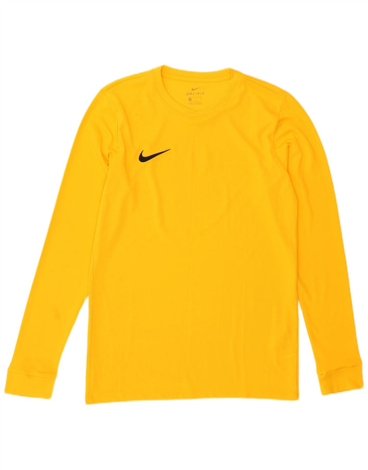 Nike Haut Dri Fit Graphic à manches longues pour homme Jaune moyen Polyester
