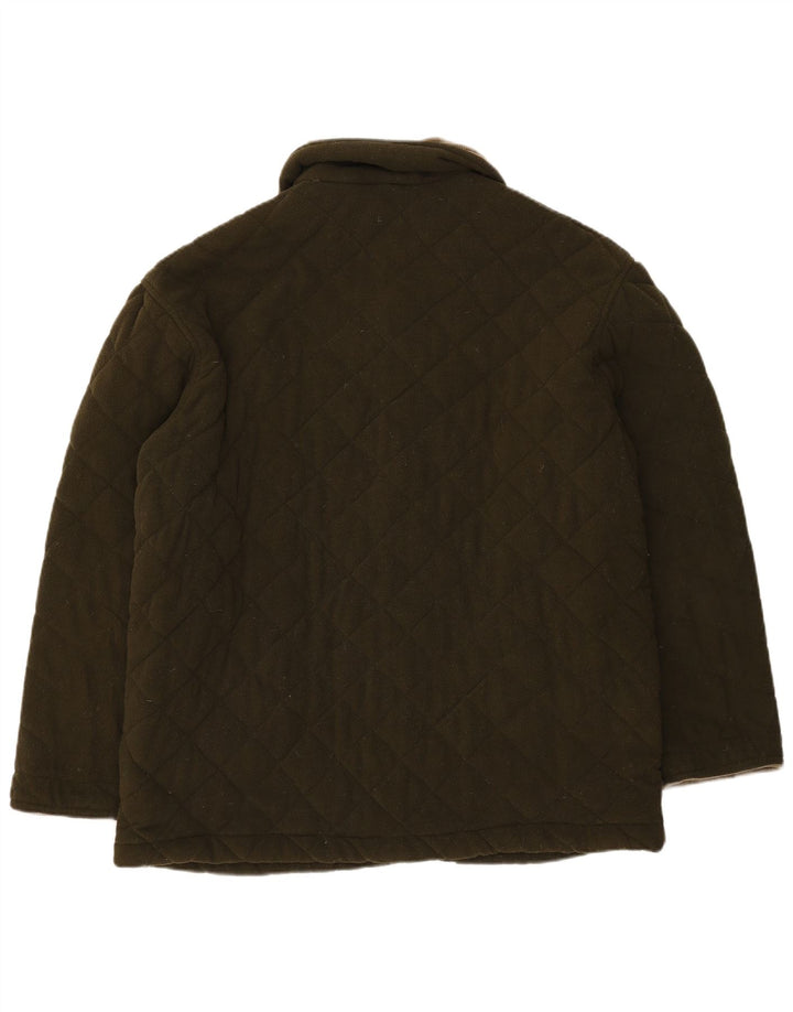 veste matelassée polaire homme vintage UK 42 XL Kaki Polyester