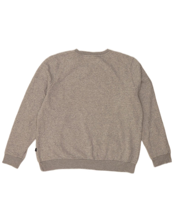 Puma Sweat-Shirt Graphique Homme XL Gris Moucheté Coton