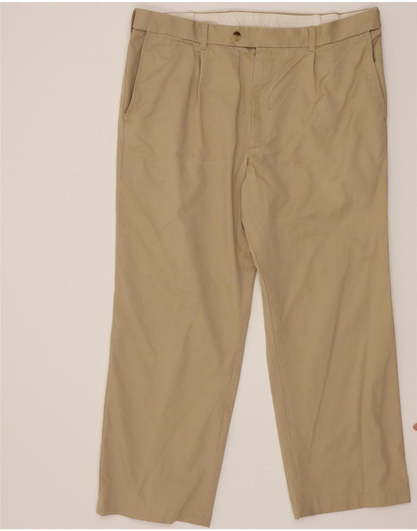 Marks & Spencer Pantalon Chino Droit Homme W40 L29 Coton Beige