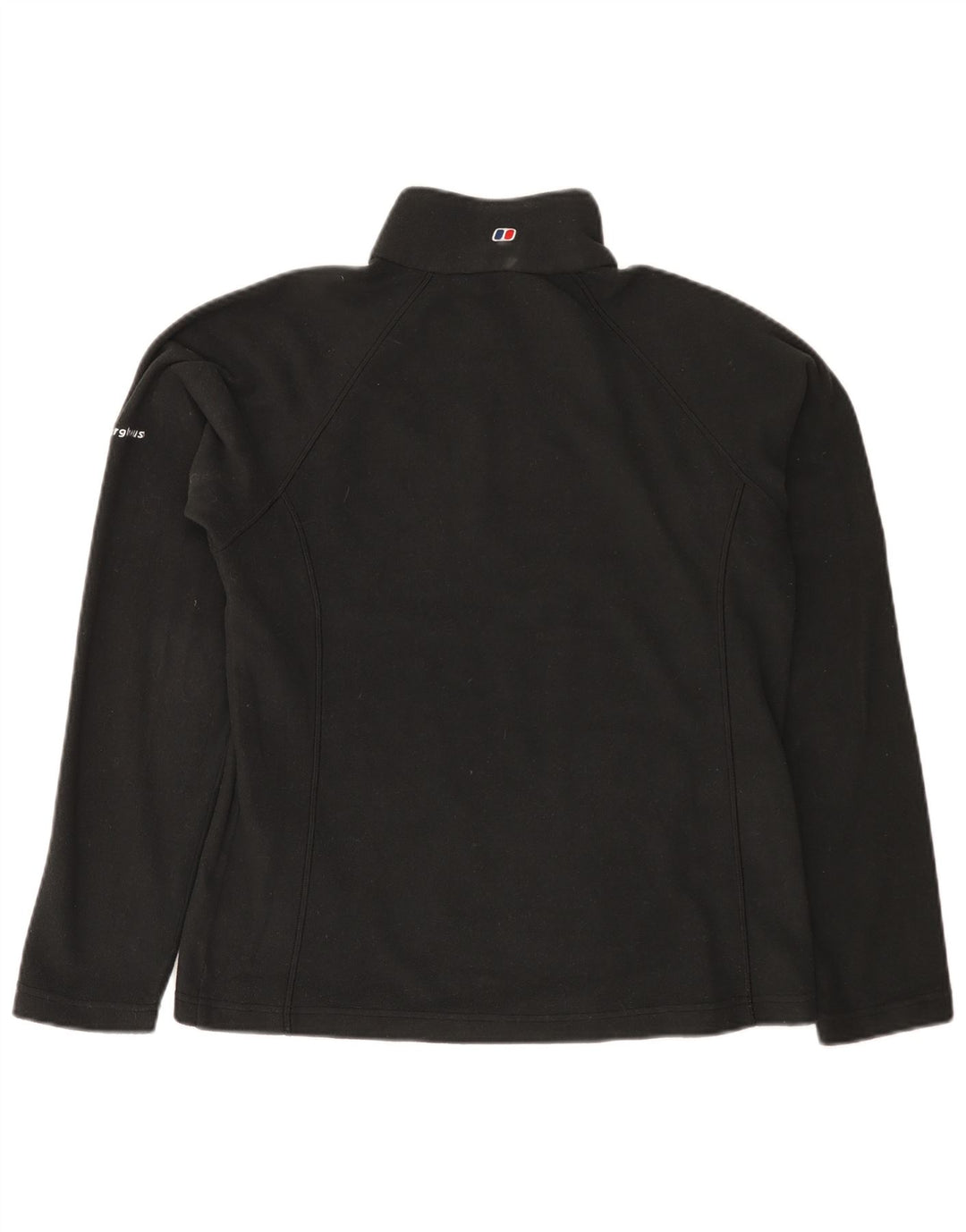 Berghaus Pull polaire à col zippé pour femme UK 14 Large Noir Polyester