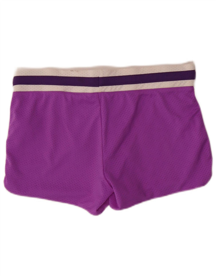 Short de sport Nike pour femme UK 14 Polyester color block violet moyen