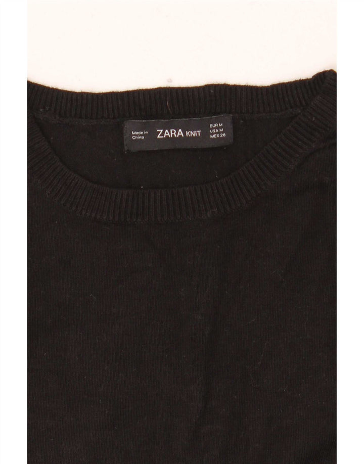 Zara Pull ras du cou pour femme UK 12 Noir moyen