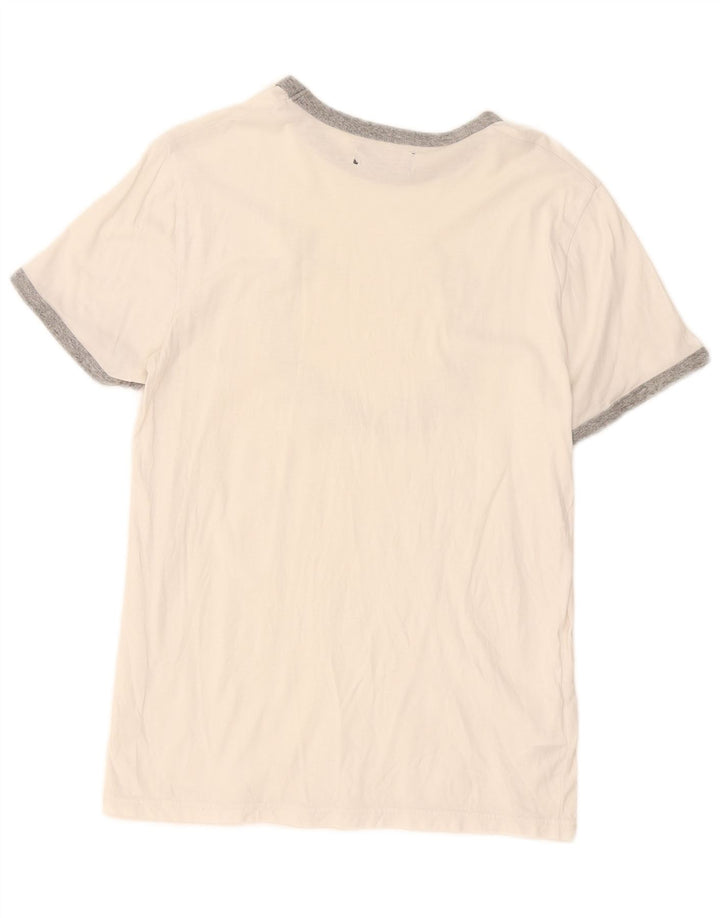 Fred Perry T-shirt graphique pour homme Petit coton blanc