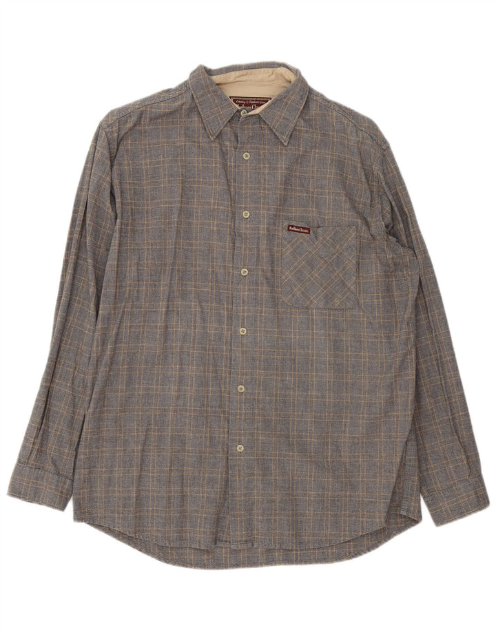 Marlboro Classics Chemise Homme XL Gris Carreaux Coton