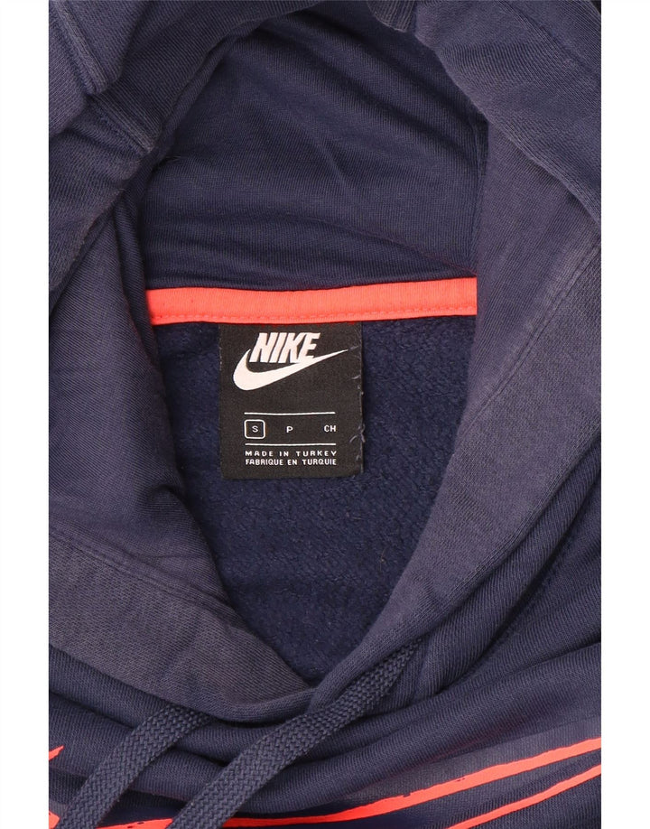 Nike Pull à capuche graphique pour homme Petit Bleu marine