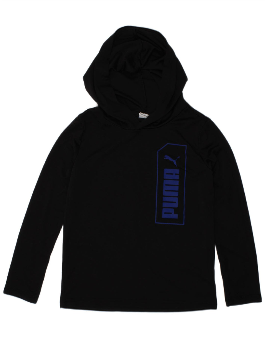 Puma Haut à capuche graphique à manches longues pour garçon 5-6 ans XS Noir Polyester