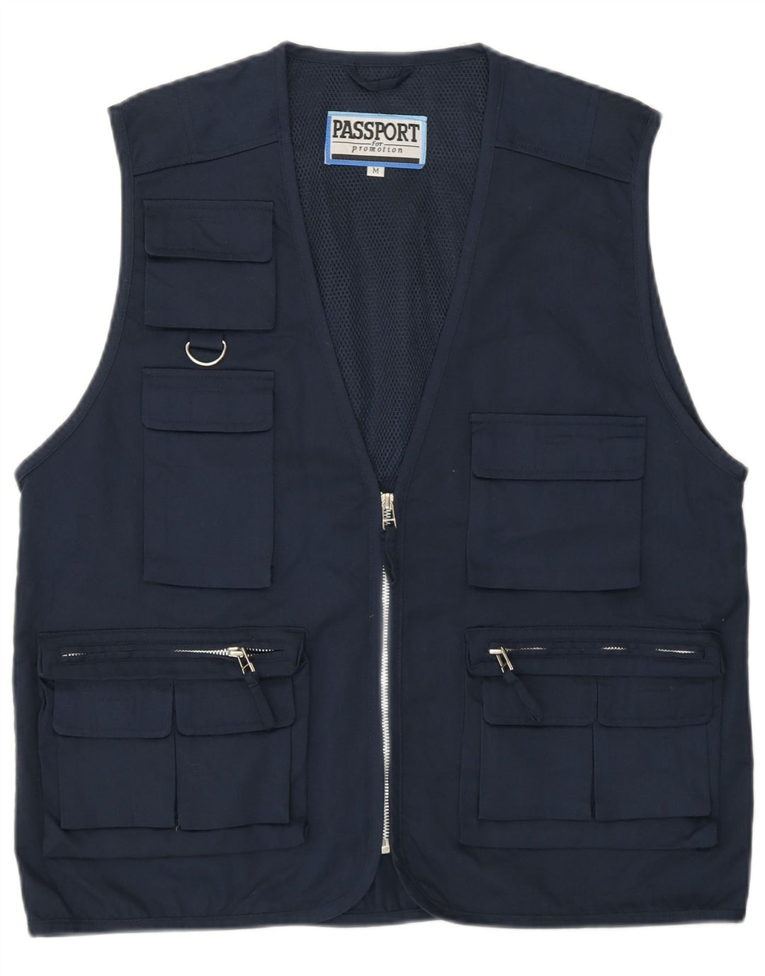 Passport Gilet utilitaire pour homme UK 38 Bleu marine moyen Polyester