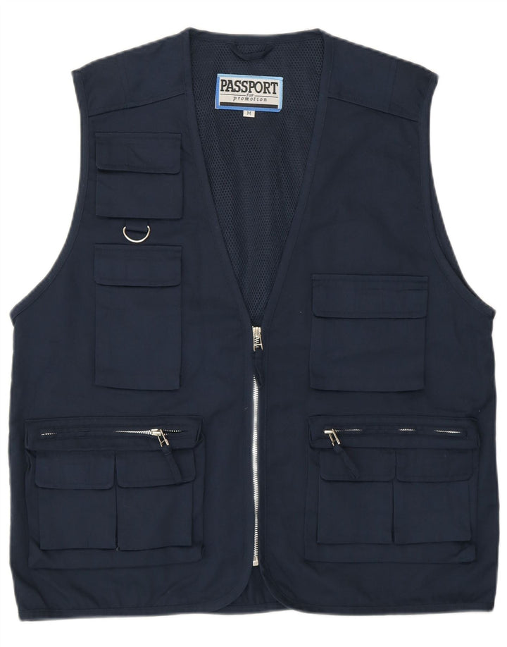 Passport Gilet utilitaire pour homme UK 38 Bleu marine moyen Polyester