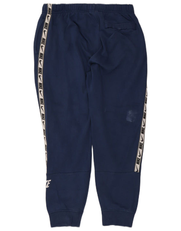 Nike Pantalon de survêtement graphique pour homme Taille L Bleu marine Colourblock