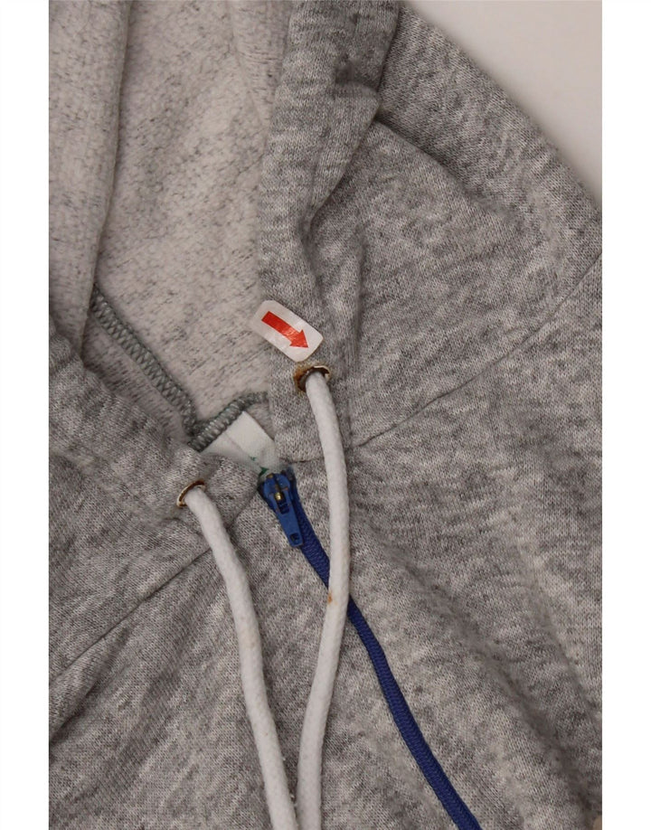 DIADORA Pull à capuche graphique surdimensionné pour femme UK 12 Gris moyen