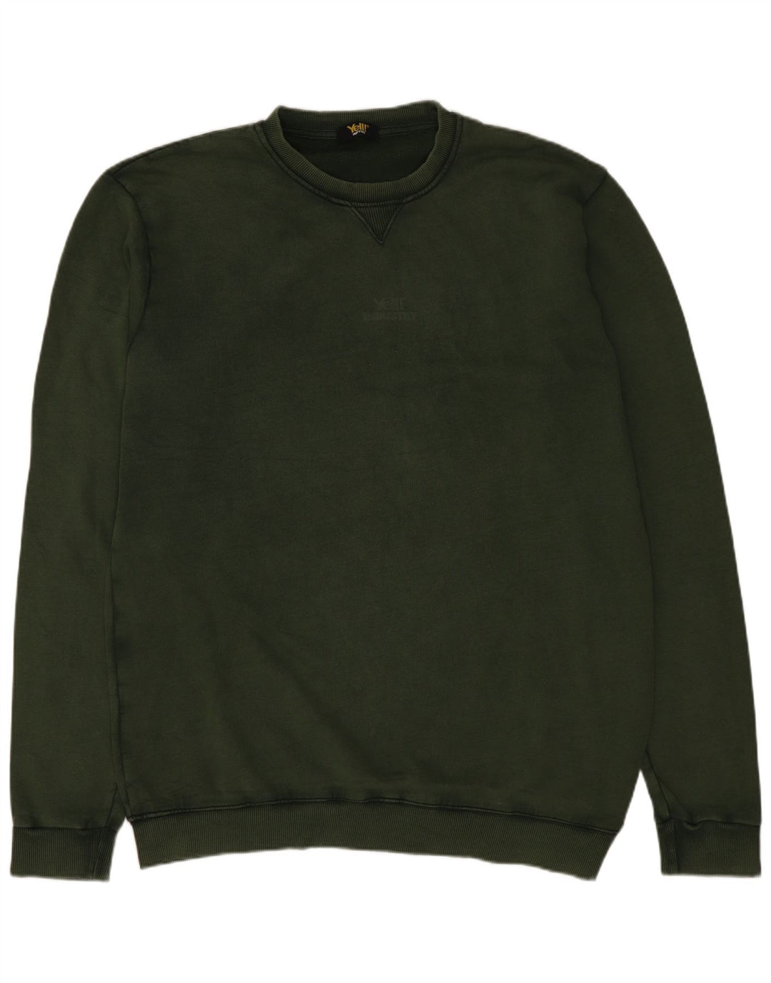 Crier! Sweat-Shirt Homme Grand Coton Vert
