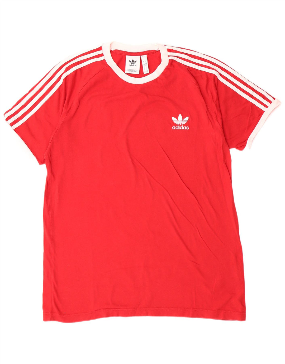 Adidas T-Shirt Homme Grand Rouge Coton