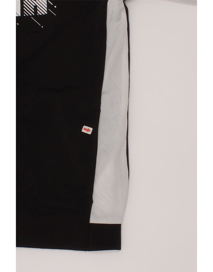 Puma Veste de survêtement graphique pour garçon 7-8 ans Noir Colourblock