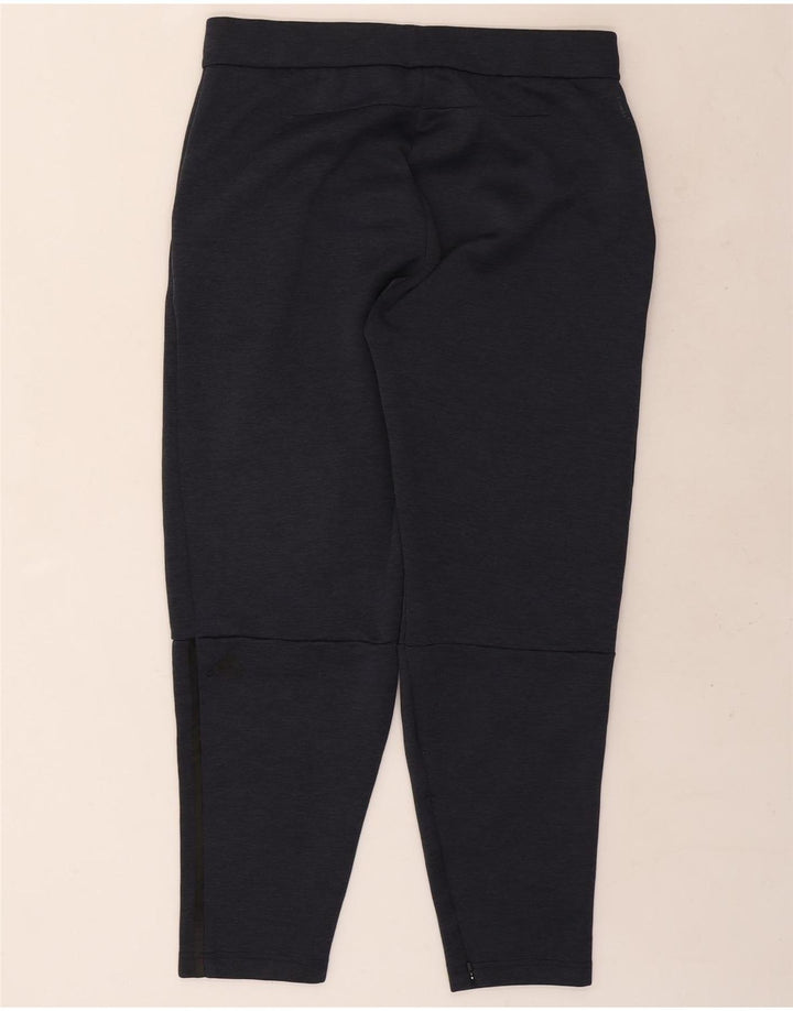 Adidas Pantalon de survêtement pour homme Large en polyester moucheté bleu marine