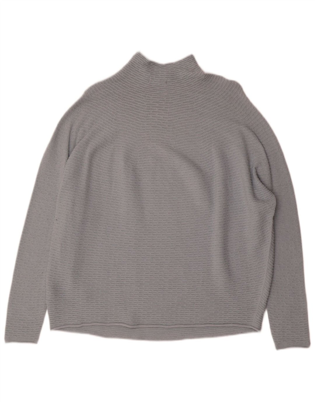 Phase Eight Pull surdimensionné à col roulé pour femme UK 14 Gris moyen