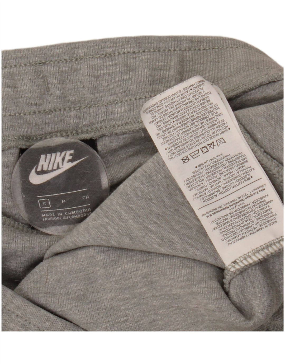Nike Pantalon de survêtement pour homme en coton moucheté Gris Taille S