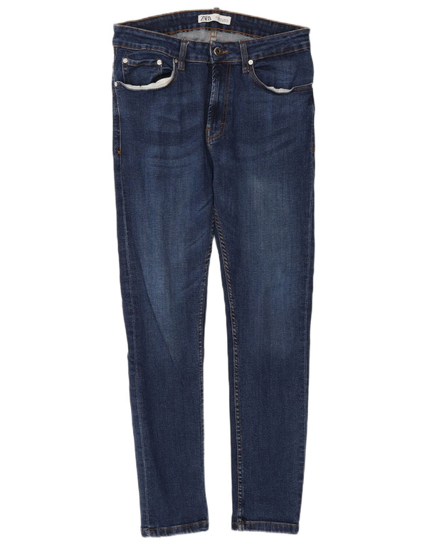 Zara Jean skinny pour homme EU 42 Large W32 L31 Bleu