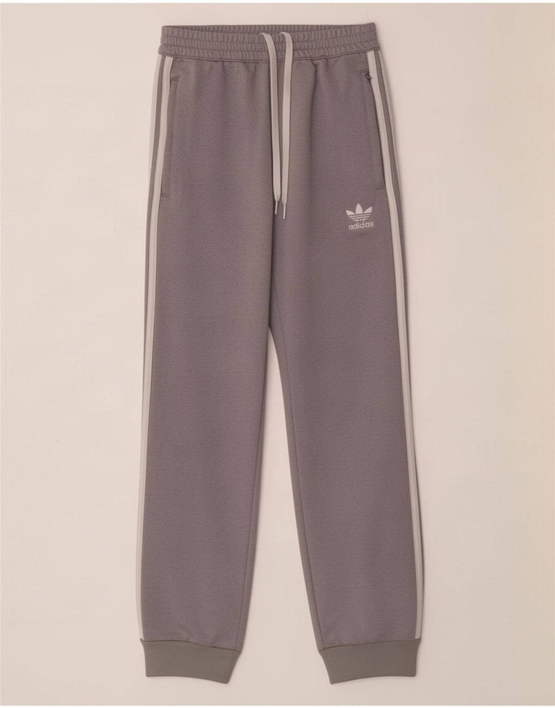 Adidas Pantalon de survêtement pour homme Pantalon de jogging Petit Gris Polyester