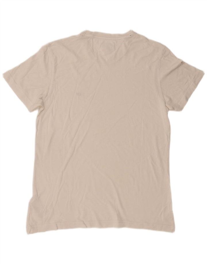 Tommy Hilfiger T-Shirt Homme Blanc Moyen Coton