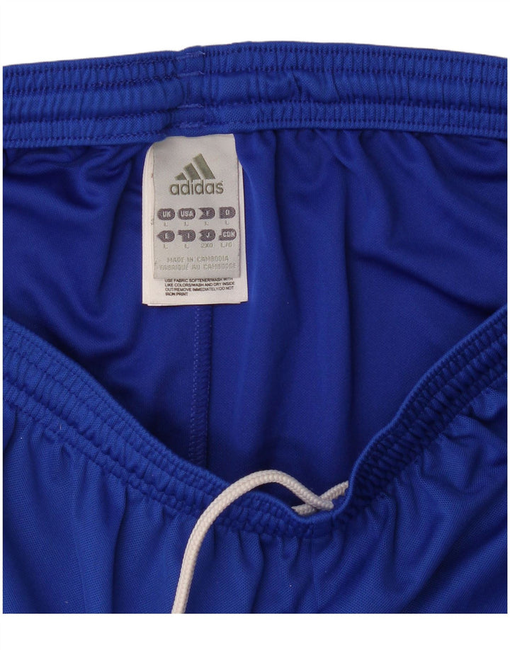 Adidas Short de sport pour homme Large Bleu Polyester
