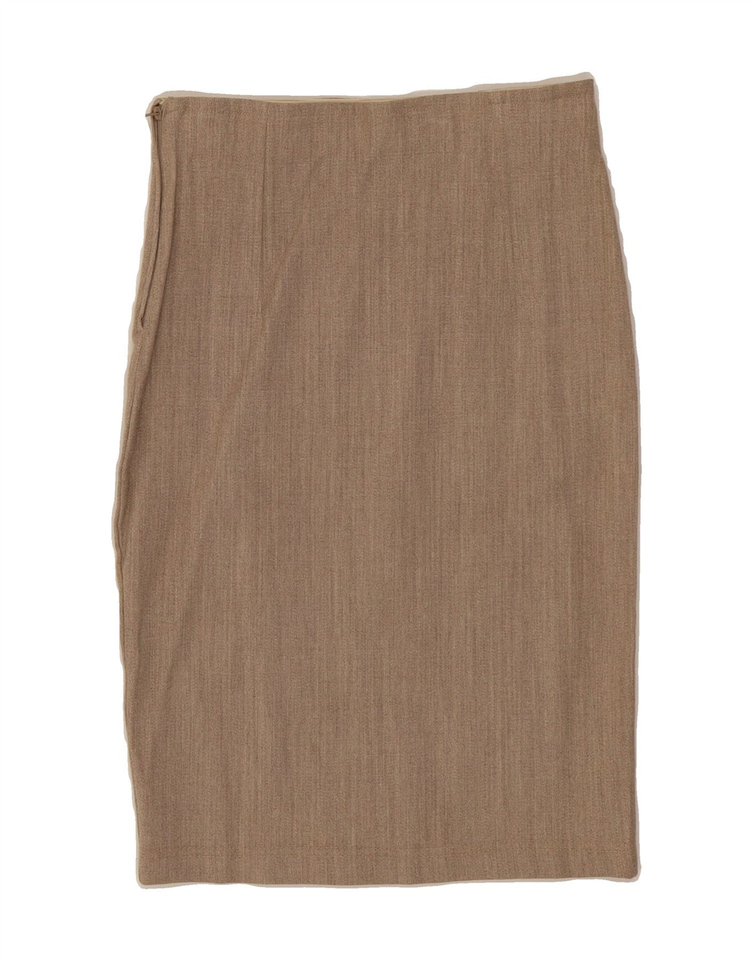 VINTAGE Womens Straight Skirt Small W26  Beige Wool Classic Vintage Vintage and Second-Hand Vintage from Messina Hembry 