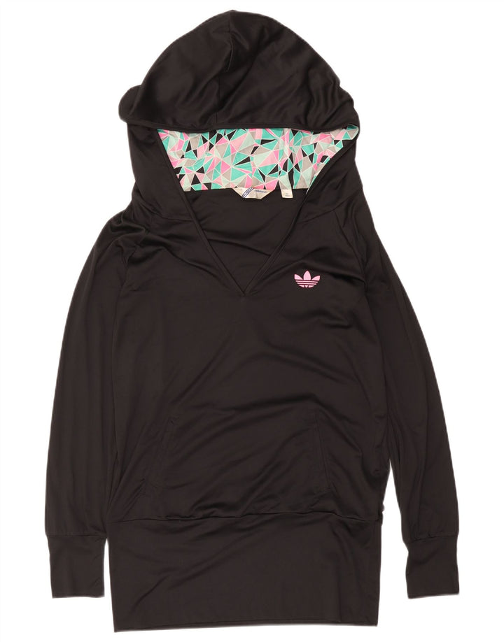 Adidas Pull à capuche pour femme EU 38 Medium Noir Polyester