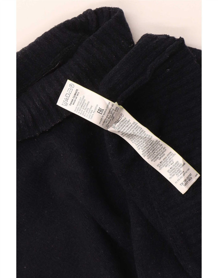 Marks & Spencer Pull col roulé pour femme UK 14 Bleu marine moyen