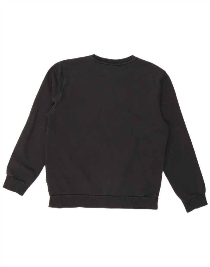 Puma Sweat-shirt surdimensionné pour femme UK 10 Petit coton noir