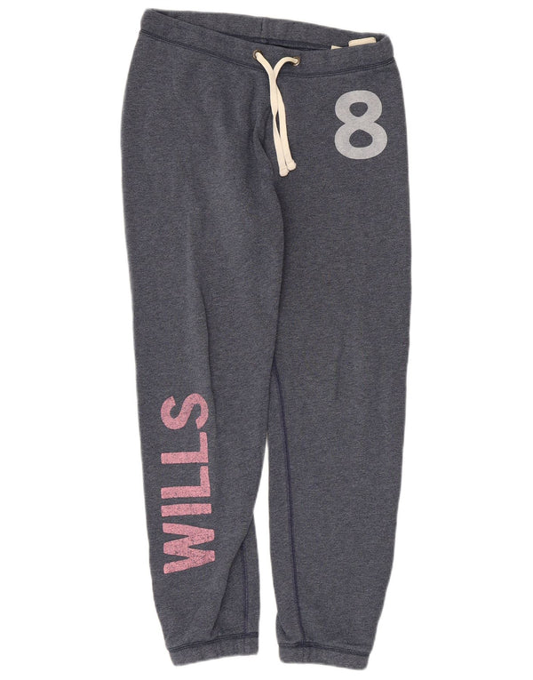 JACK WILLS Pantalon de survêtement graphique pour femme Joggers UK 6 XS Bleu marine