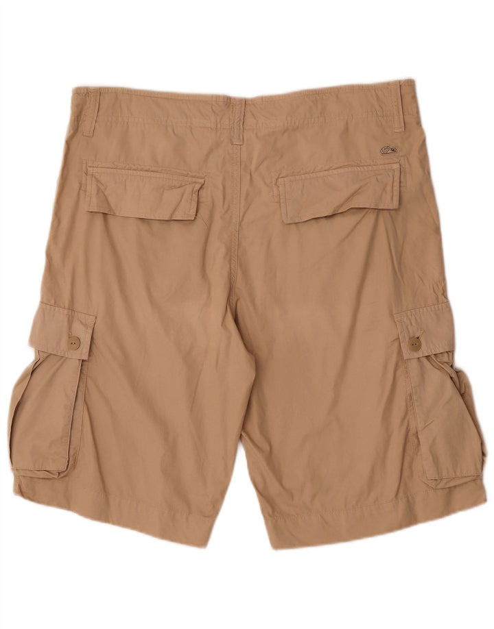 Lacoste Short cargo homme taille 44 grand W34 coton beige