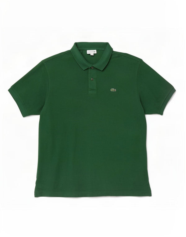 Lacoste Polo coupe classique pour homme taille 8 3XL coton vert
