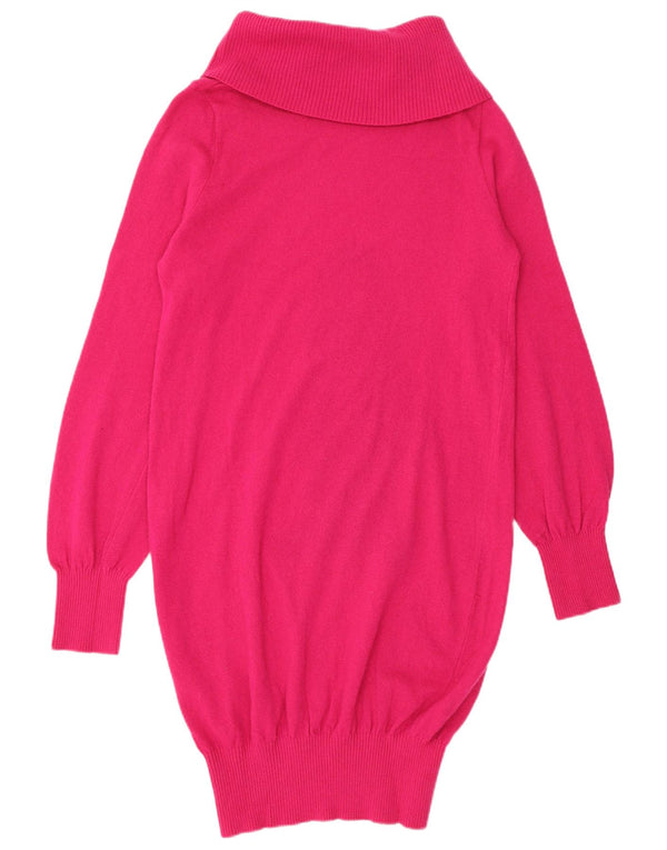 Benetton Robe pull à manches longues Disney Graphic pour femme Rose moyen UK 12