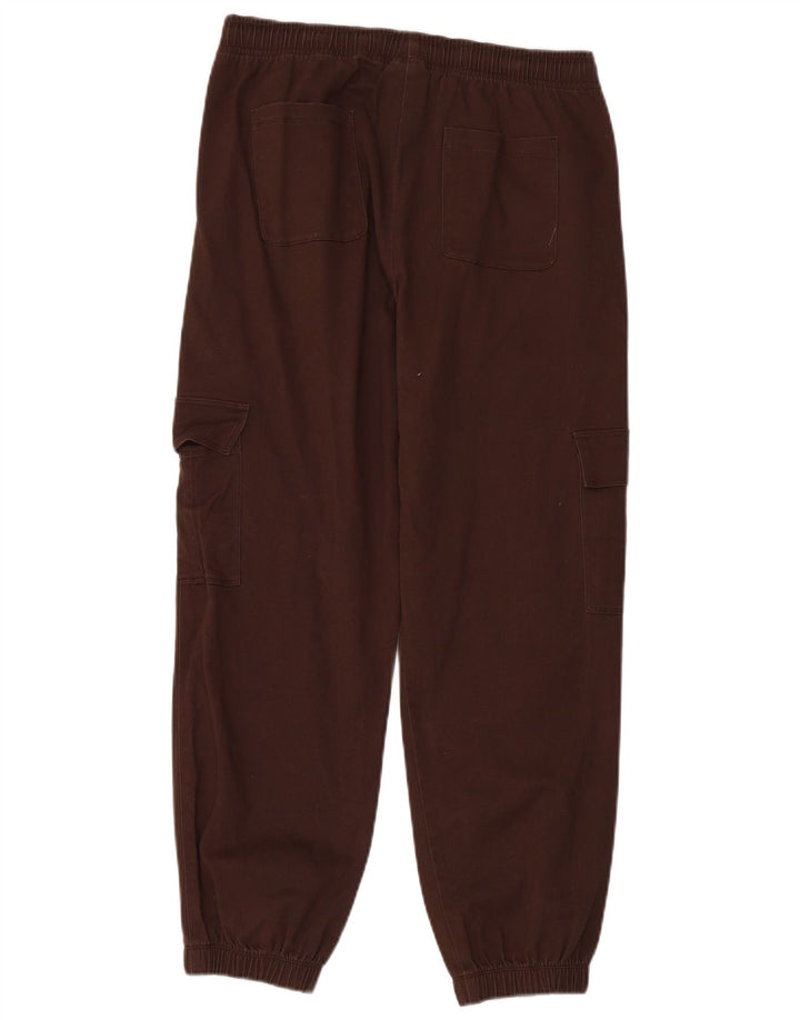 CHAMPION Pantalon de survêtement pour femme Joggers UK 14 Large Marron Coton