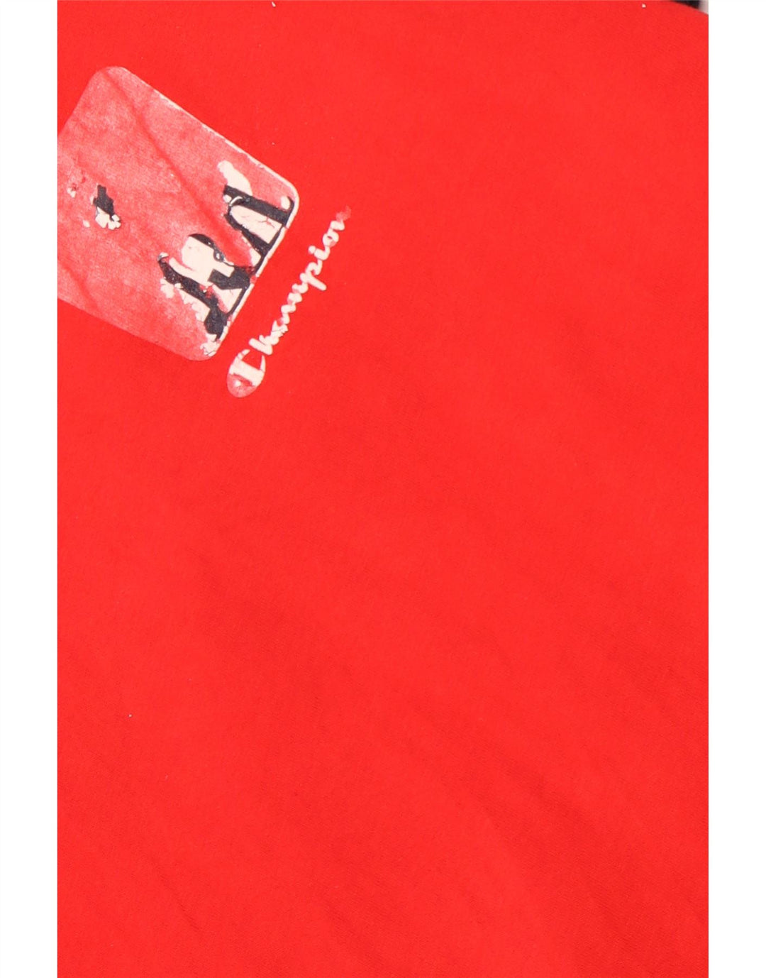 CHAMPION T-Shirt Graphique Homme 2XL Rouge Colorblock Coton