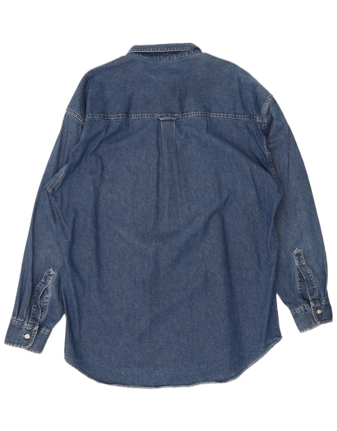 Chaps Ralph Lauren Chemise en jean pour homme Large Bleu Coton
