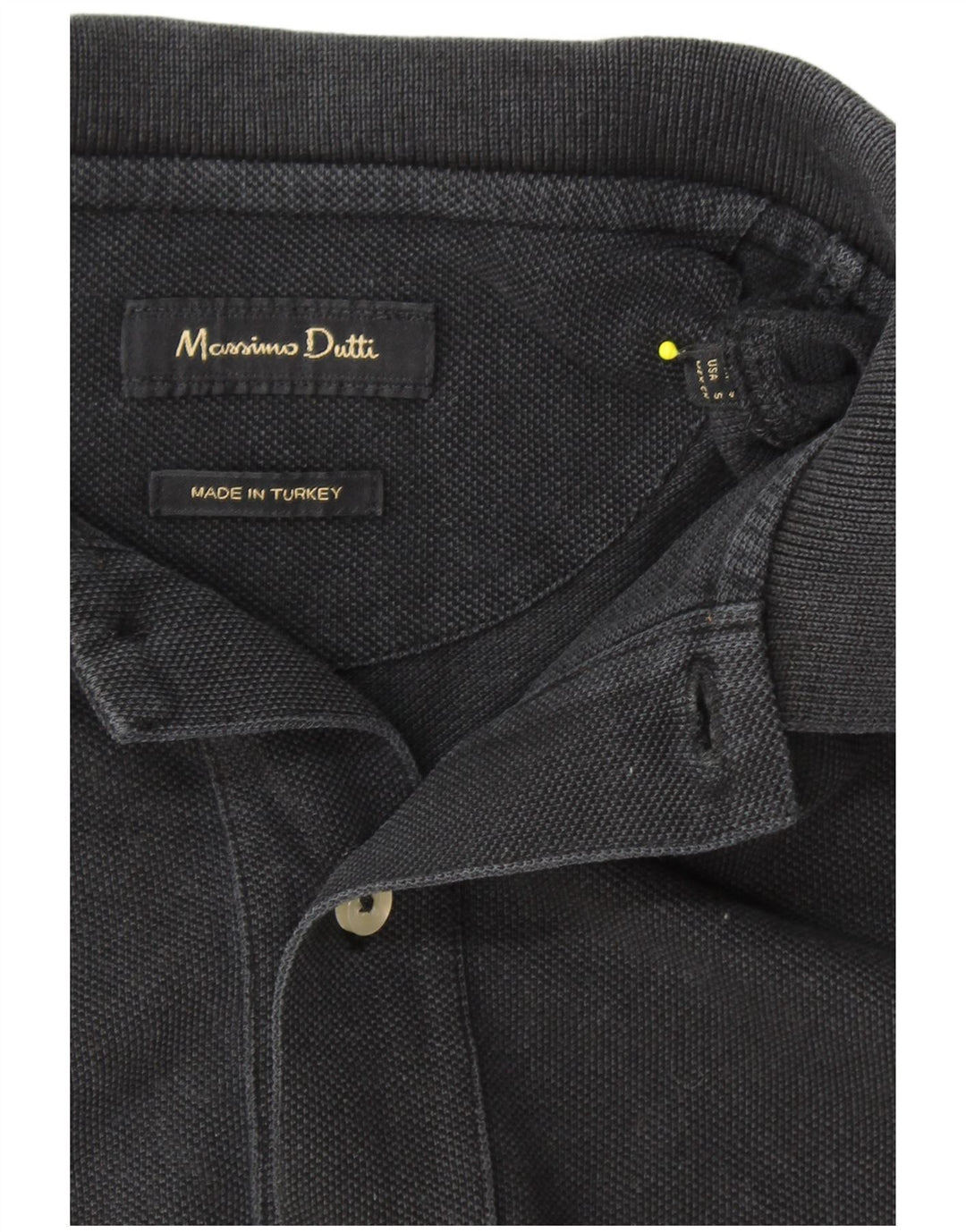 MASSIMO DUTTI Polo Homme Petit Noir