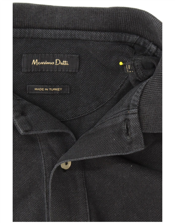 MASSIMO DUTTI Polo Homme Petit Noir